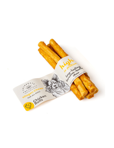 Celebrate Freshness Collagen Chews Λιχουδιά Σκύλου Rolls Με Κοτόπουλο 5τεμ. 12.5cm