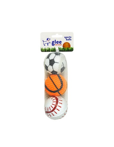 Glee Παιχνίδι Σκύλου Sports Balls 3τεμ.