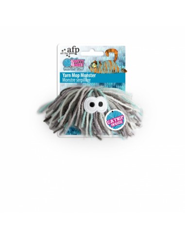 All For Paws Knotty Habits Yarn Mop Monster Παιχνίδι Γάτας Με Catnip